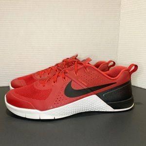 Nike Metcon Red Men Cross Training Shoes Size 10.5